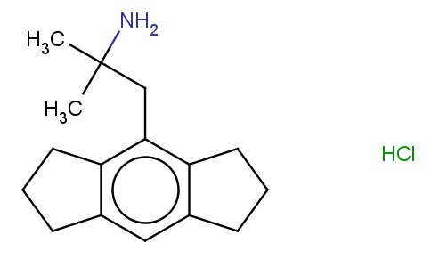 S-INDACENE-4-ETHANAMINE, 1,2,3,5,6,7-HEXAHYDRO-ALPHA,ALPHA-DIMETHYL-, HYDROCHLORIDE